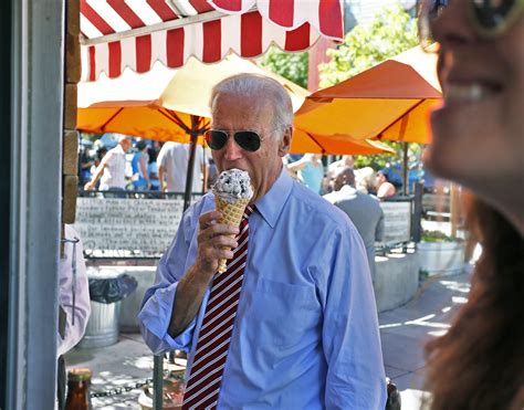 president biden chocolate chip ice cream